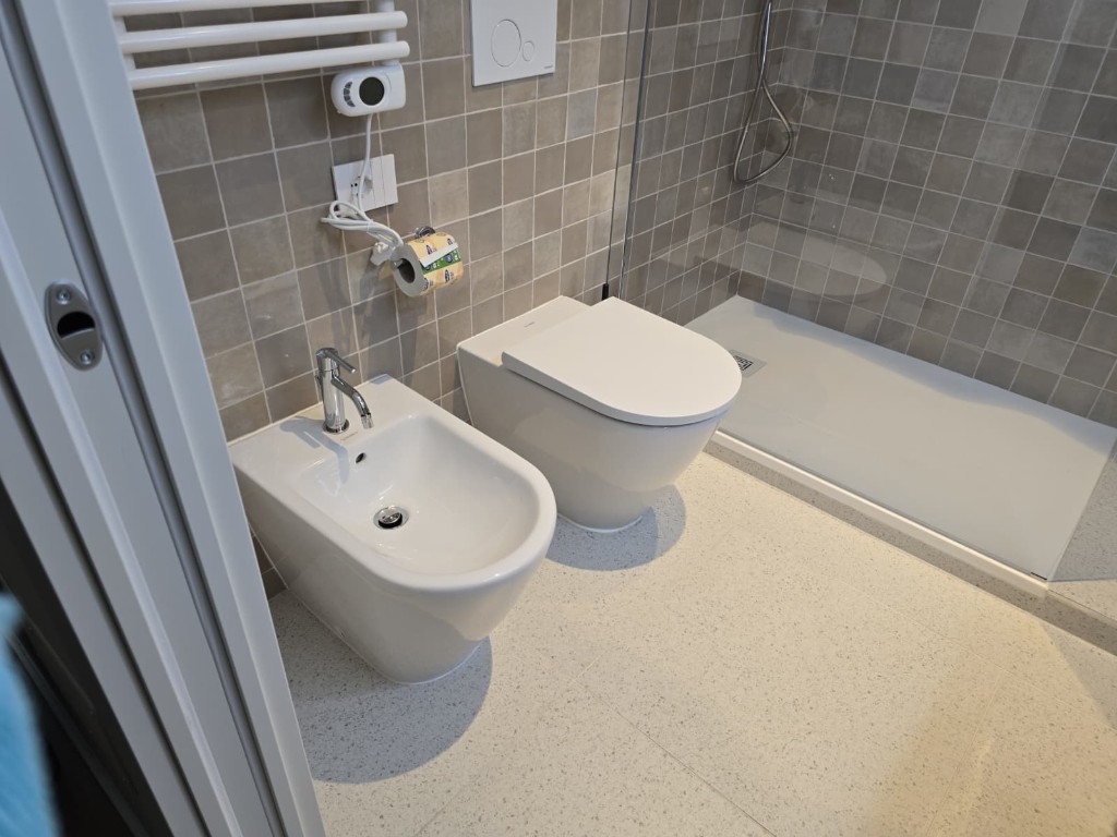 Bagno igienizzato e pronto per il check-in